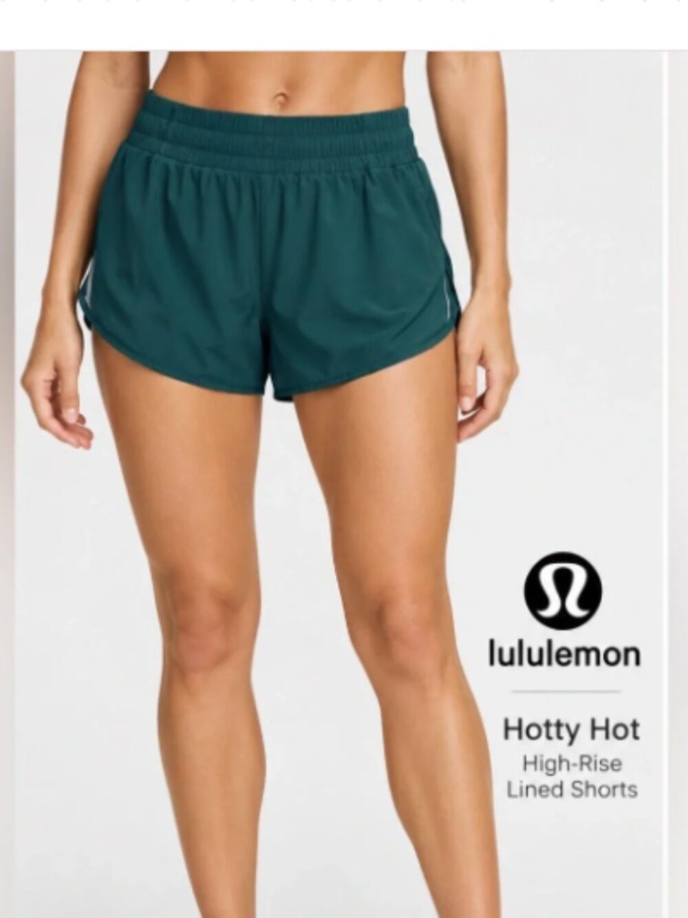lululemon Hotty Hot High-Rise Lined 4” Shorts Size 10